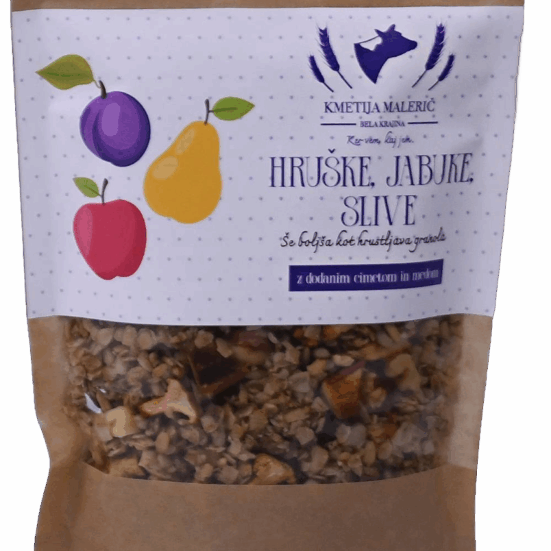 Hruške, jabolke, slive